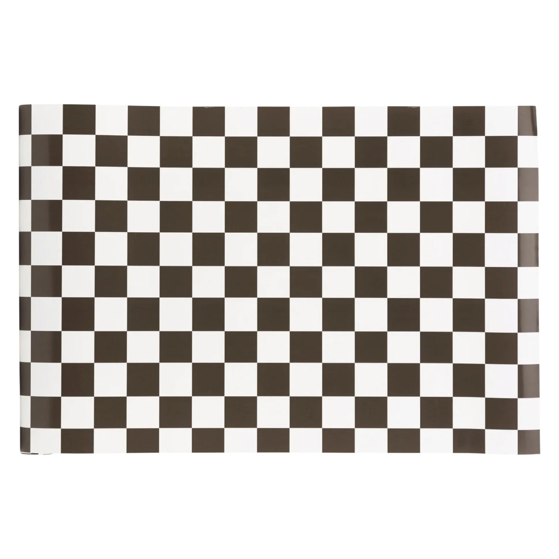 Checkered Race Flag Paper Table Runner
