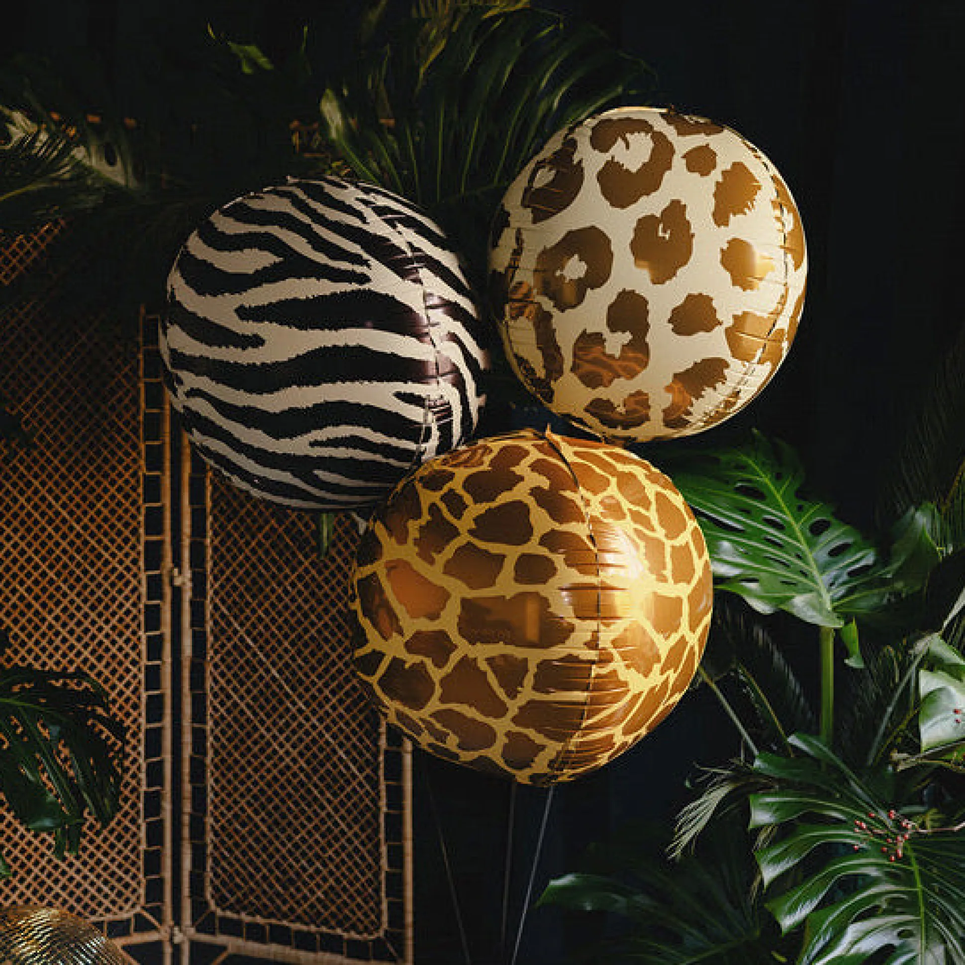 Cheetah Spots Round Foil Balloon 19.7in