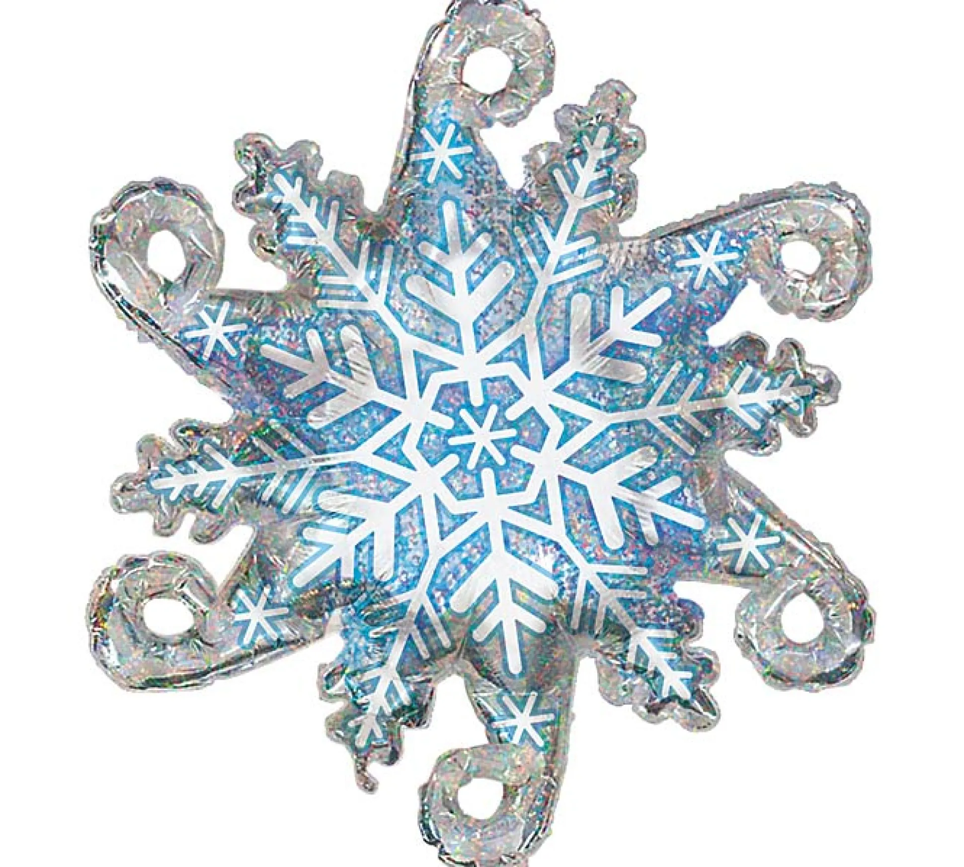Christmas Linky Snowflake Balloon 38"