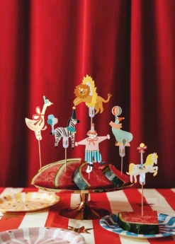 Circus Cupcake Toppers 6ct