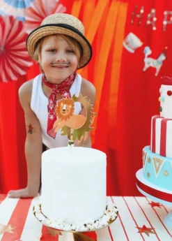 Circus Lion Cake Topper