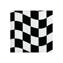 Classic Checkered Flag Lunch Napkins 16ct