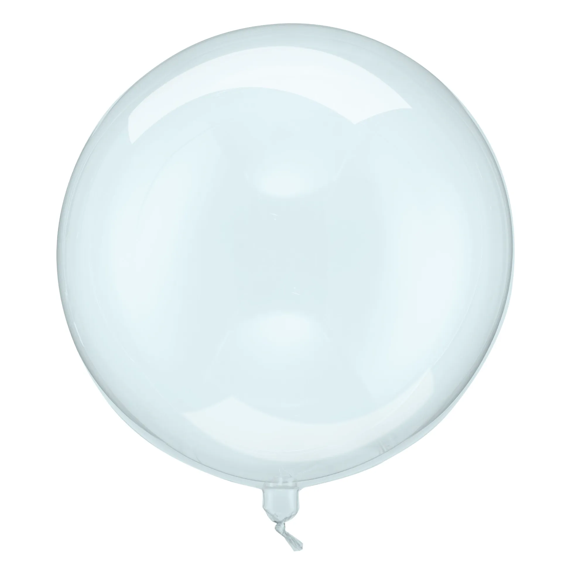 Clear Blue Sphere Balloon 15.7in