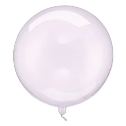 Clear Purple Sphere Balloon 15.7in