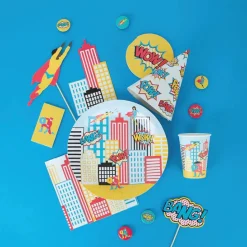 Comic Superhero Paper Cups 8ct