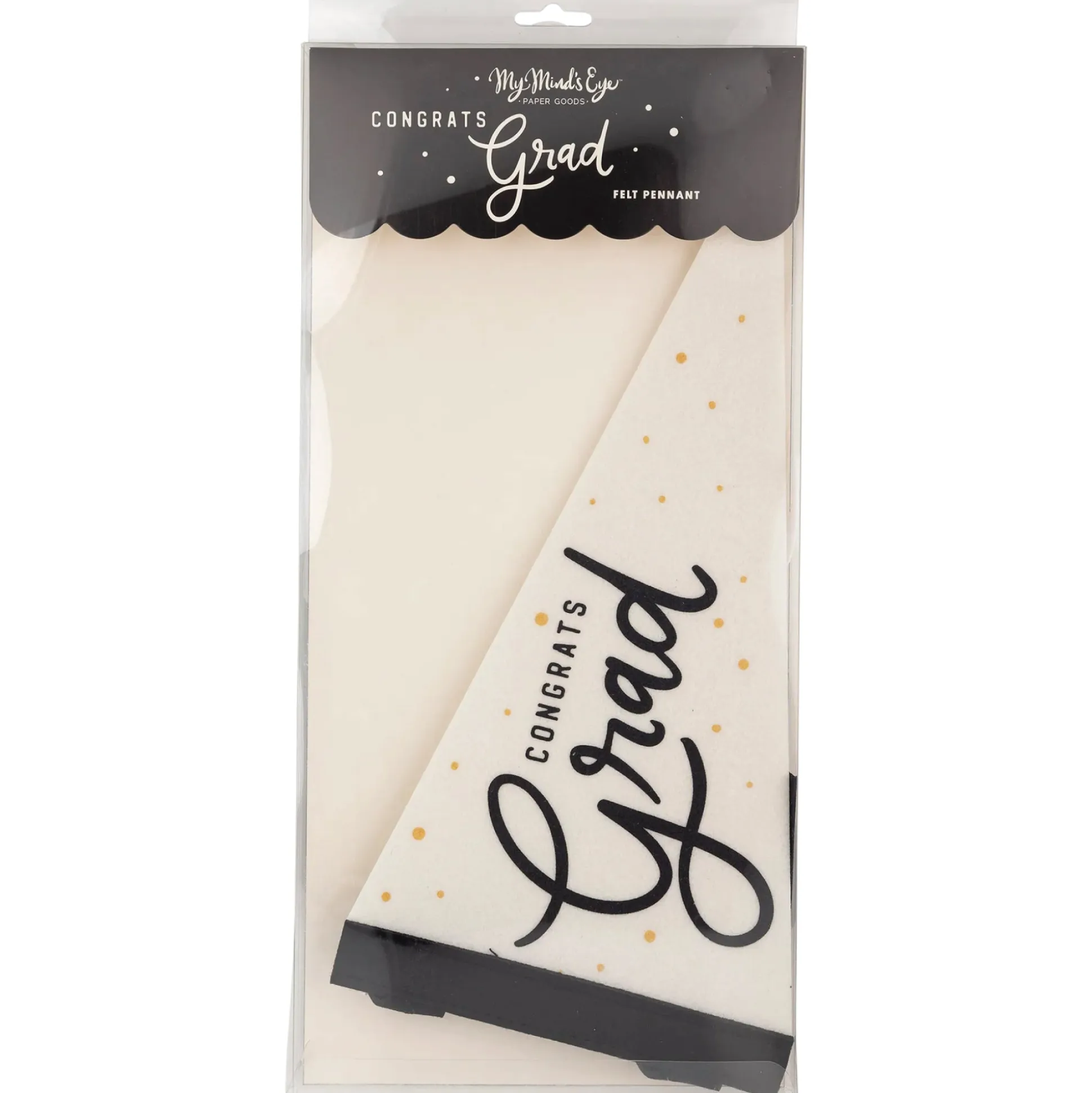 Congrats Grad Felt Pennant Flag