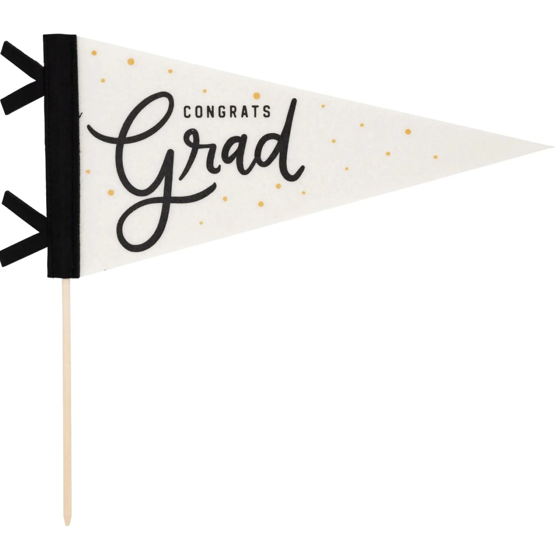 Congrats Grad Felt Pennant Flag
