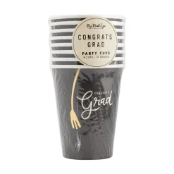 Congrats Grad Paper Cups 8ct
