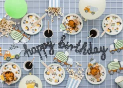 Construction Party Birthday Banner 6.5ft