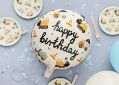 Construction Party Birthday Balloon 14in