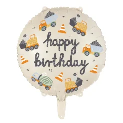 Construction Party Birthday Balloon 14in