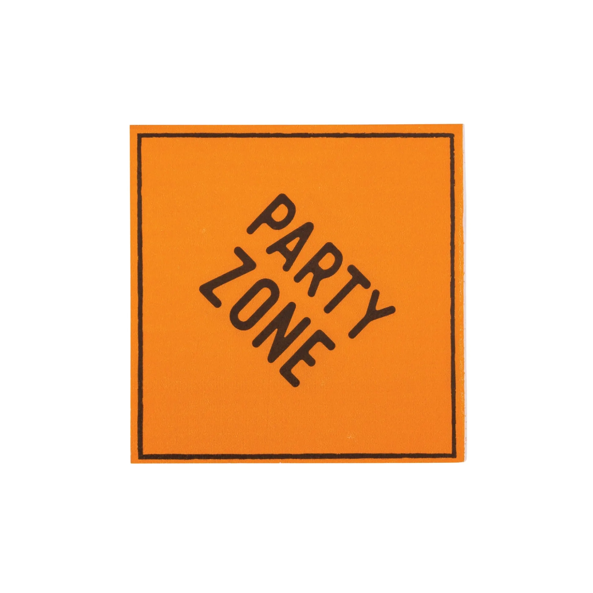 Construction Sign Paper Dessert Napkins 24ct