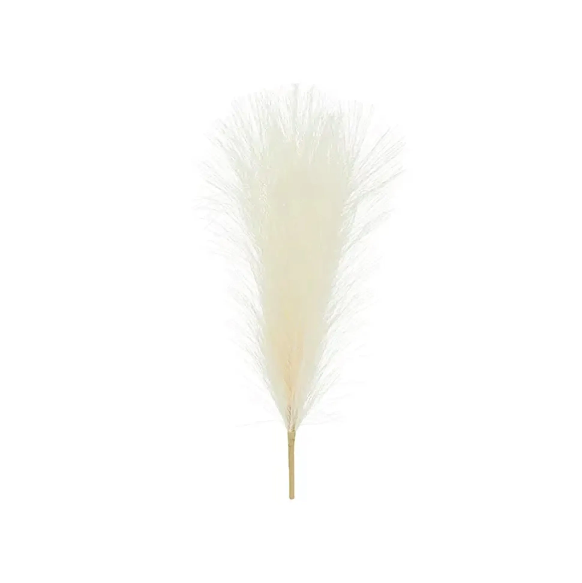 Cream Artificial Pampas Grass Stem 17.7in