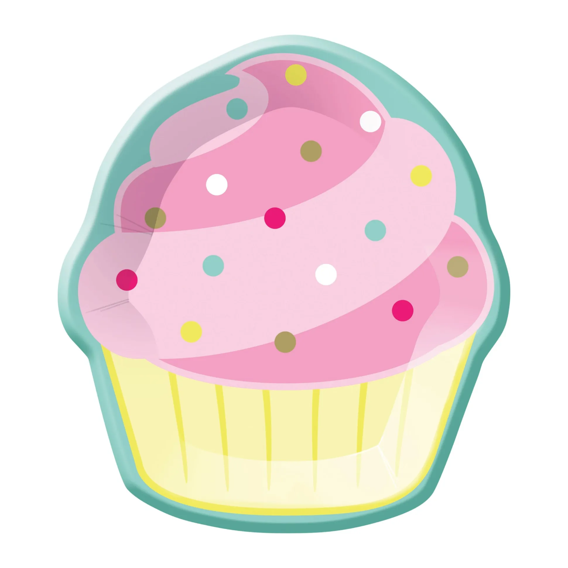 Cupcake Party Dessert Plates 8ct