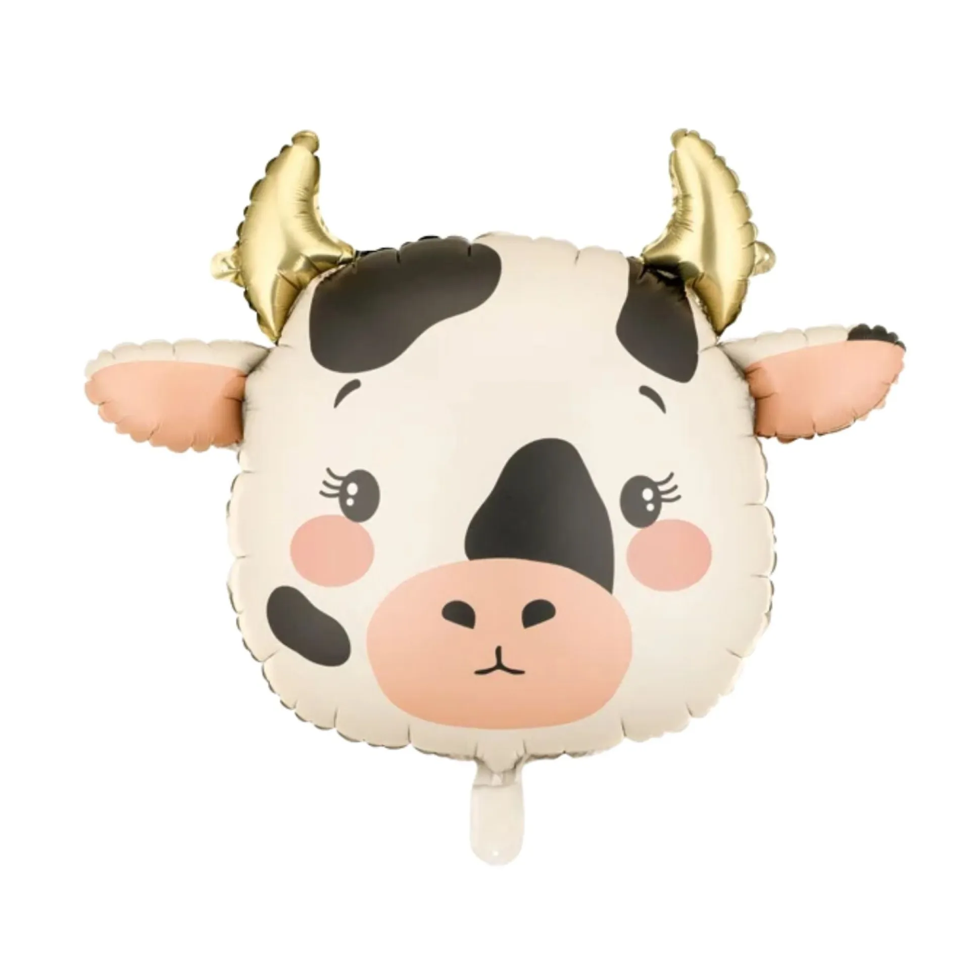 Cute Cow Face Foil Balloon 22in