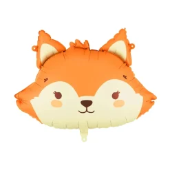 Cute Fox Face Foil Balloon 22in