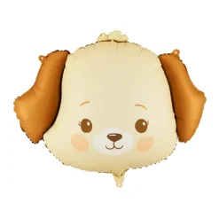 Cute Puppy Face Foil Balloon 24in