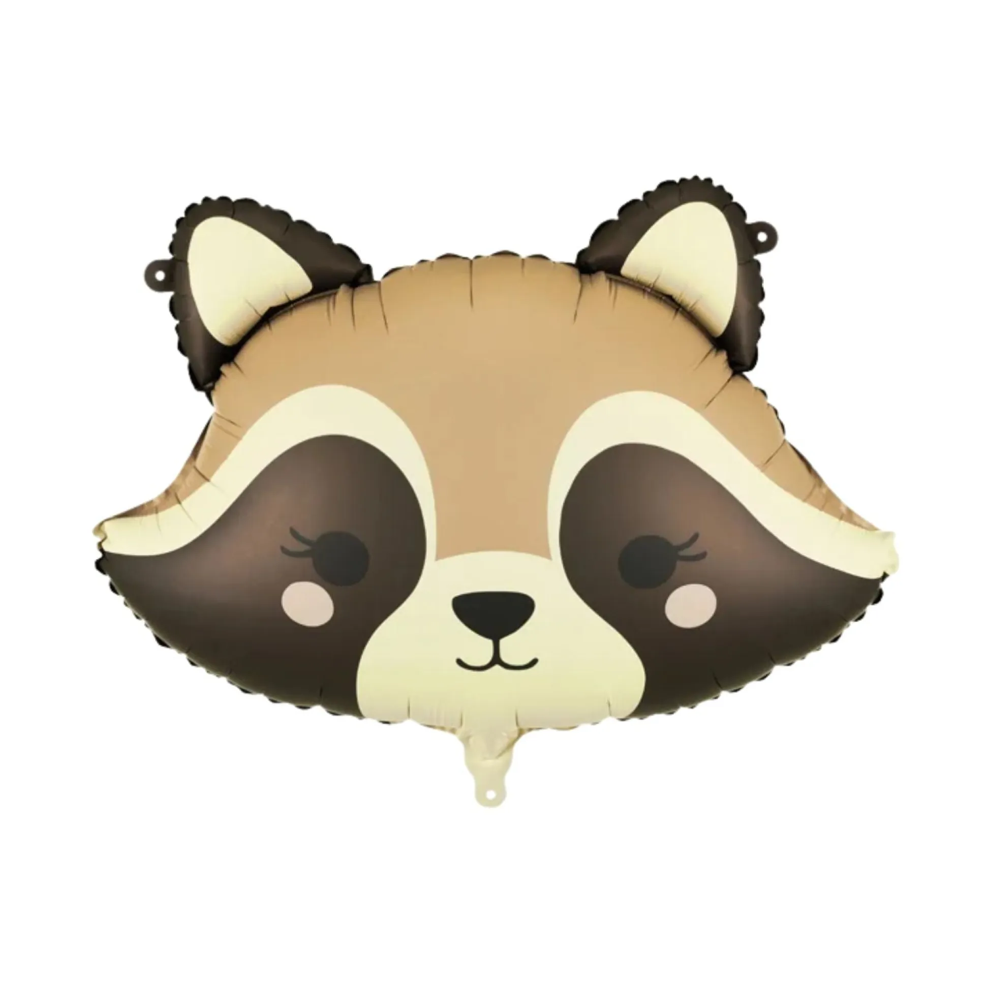 Cute Raccoon Face Foil Balloon 23in