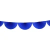 Dark Blue Bunting Fan Garland 10ft