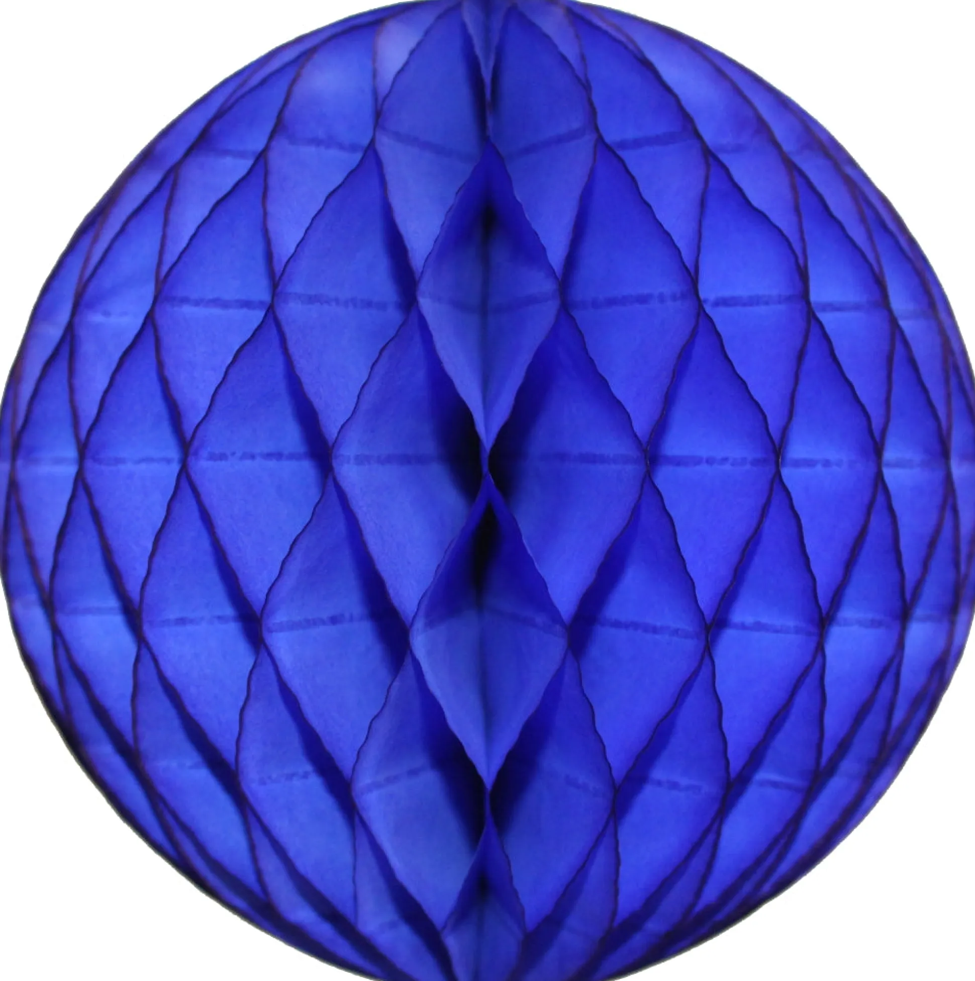 Dark Blue Honeycomb Tissue Ball