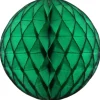 Dark Green Honeycomb Tissue Ball