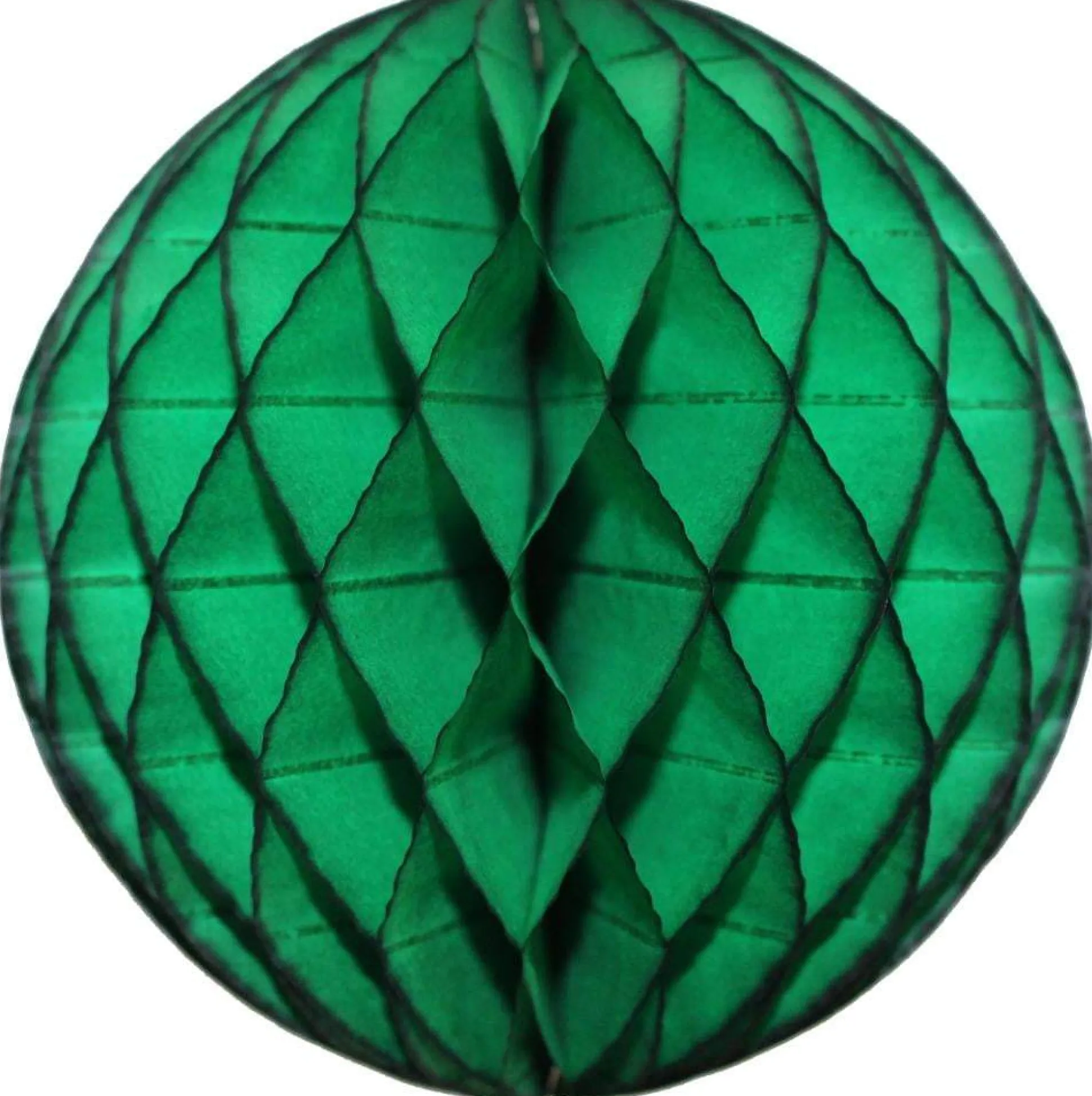 Dark Green Honeycomb Tissue Ball