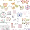 3D Butterfly Wall Cutouts 3ct