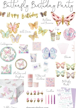 3D Butterfly Wall Cutouts 3ct