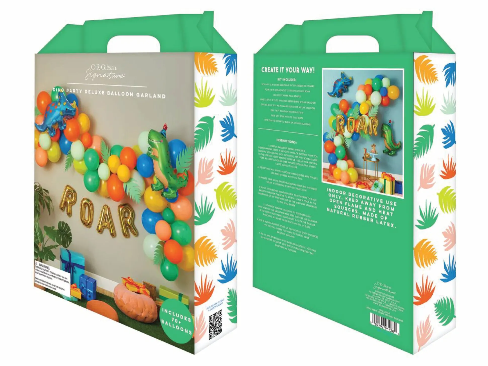 Dino Party Deluxe Balloon Garland Kit