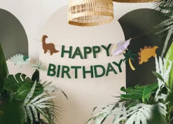 Dinosaur Happy Birthday Banner 10ft