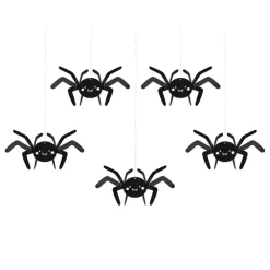 DIY Paper Spider Hanging Decorations 5ct