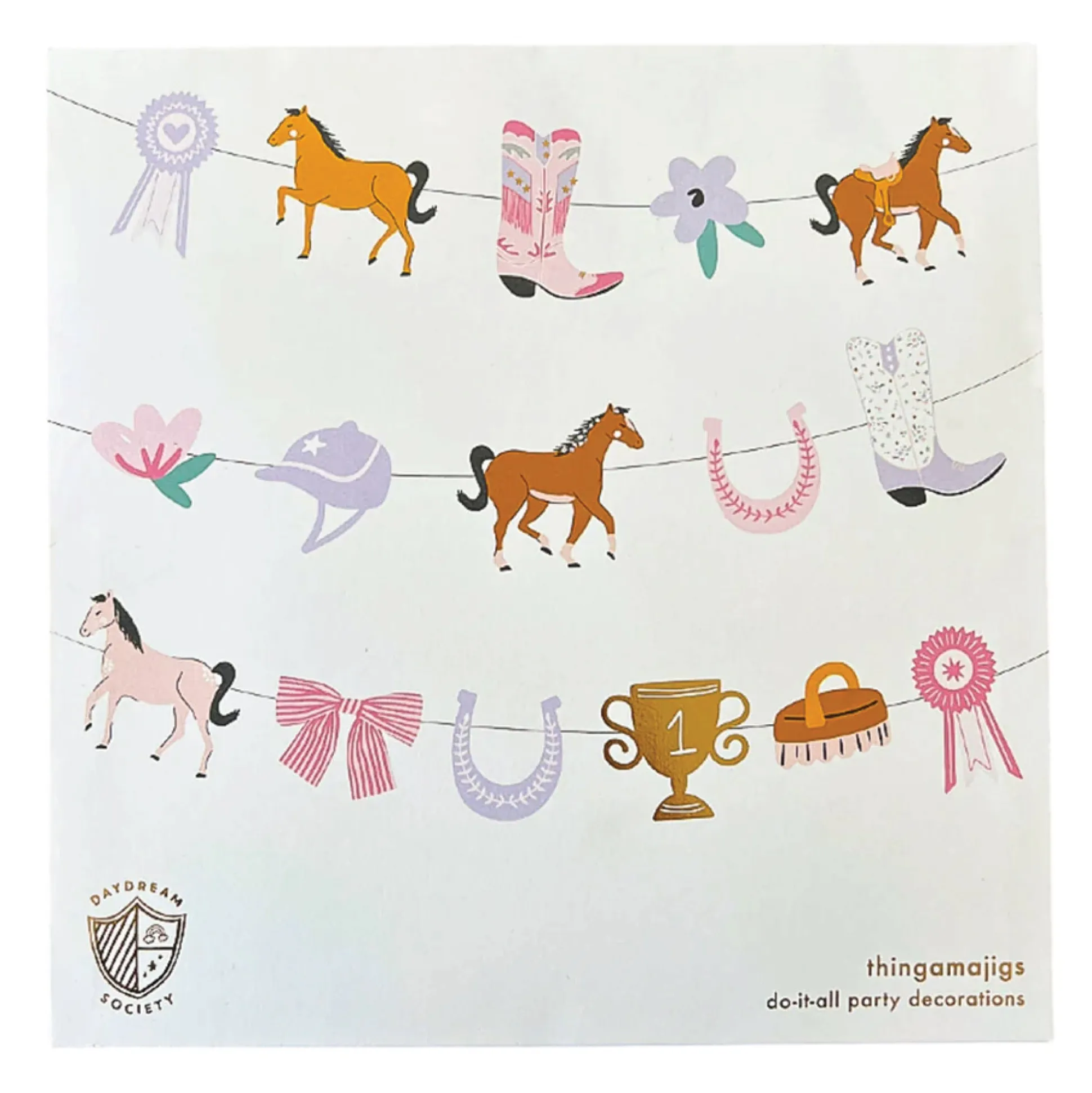 DIY Pony Party Garland 20ft