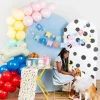 Dog Birthday Party Paper Table Runner 10ft