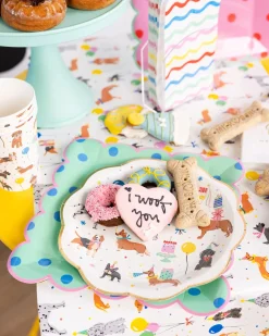 Dog Birthday Party Paper Table Runner 10ft