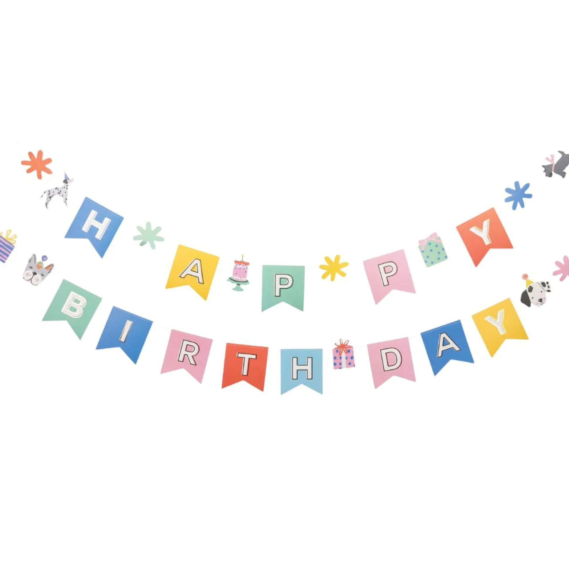 Dog Happy Birthday Banner Set 5ft