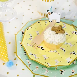 Dog Pawty Dessert Plates