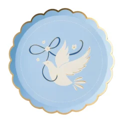 Dove Sky Blue Dessert Plates 8ct