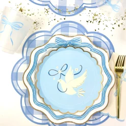 Dove Sky Blue Dessert Plates 8ct
