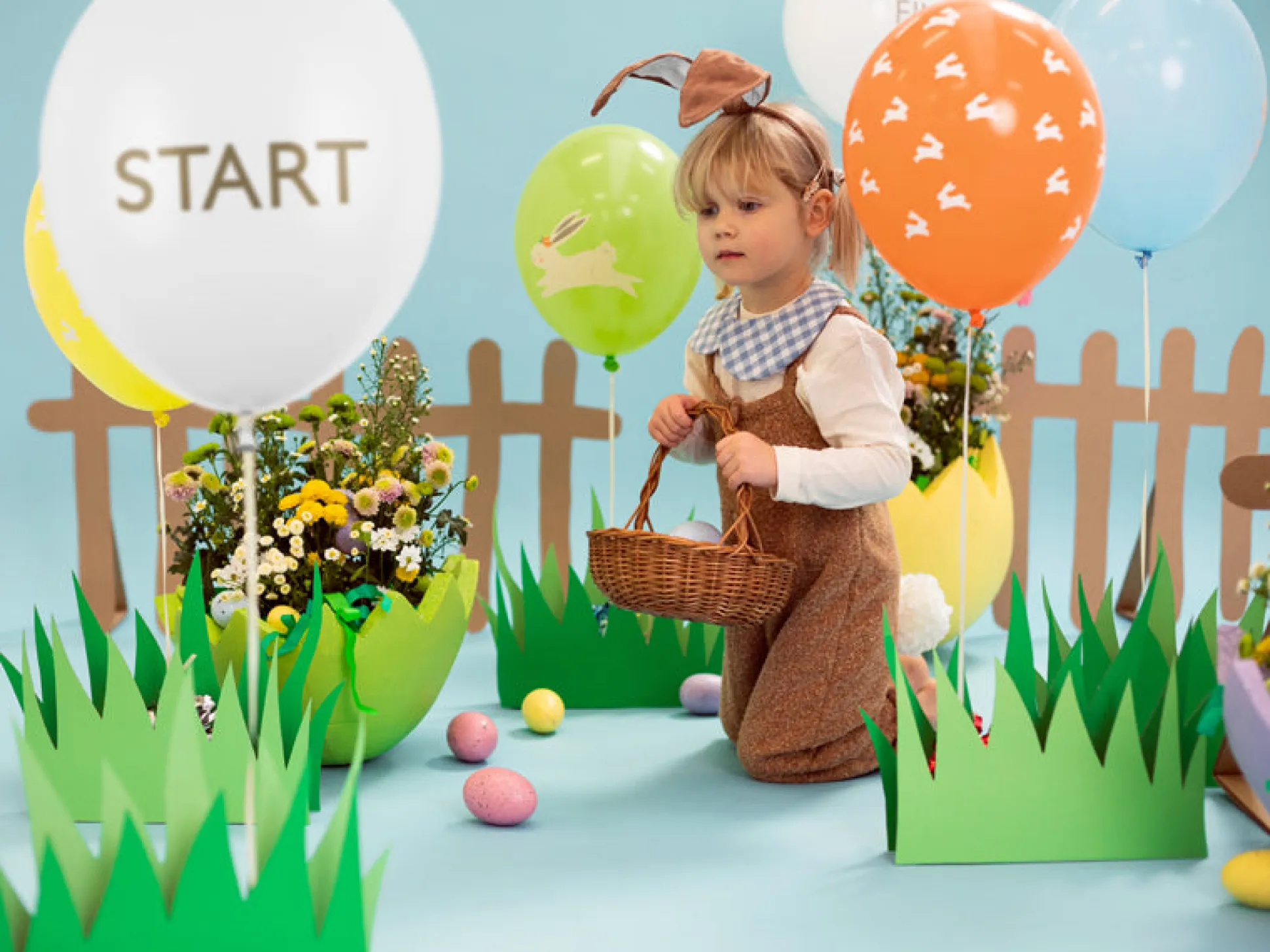 Easter Egg Hunt Balloon Bouquet 7ct