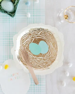 Easter Egg Nest Plates 8ct