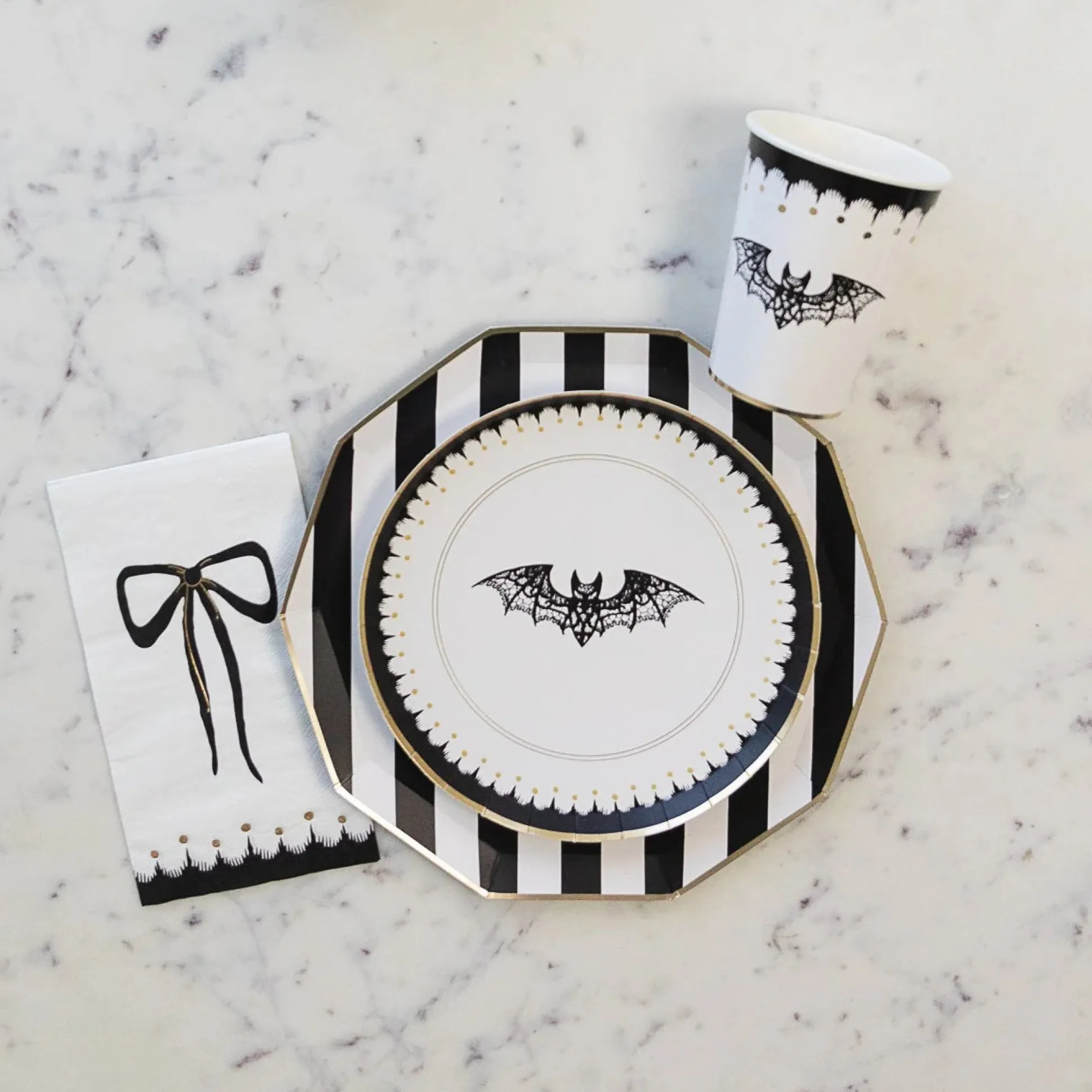 Elegant Halloween Paper Guest Towels 20ct