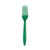 Emerald Green Plastic Forks 24ct