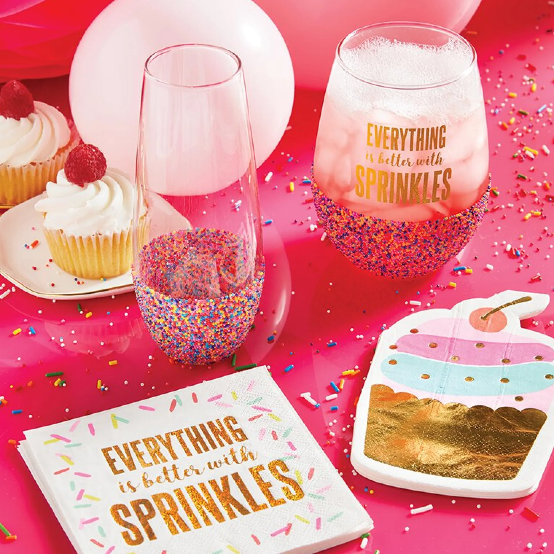 Everything is Better with Sprinkles Dessert Napkins 20ct