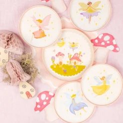 Fairy Garden Dessert Plates 8ct