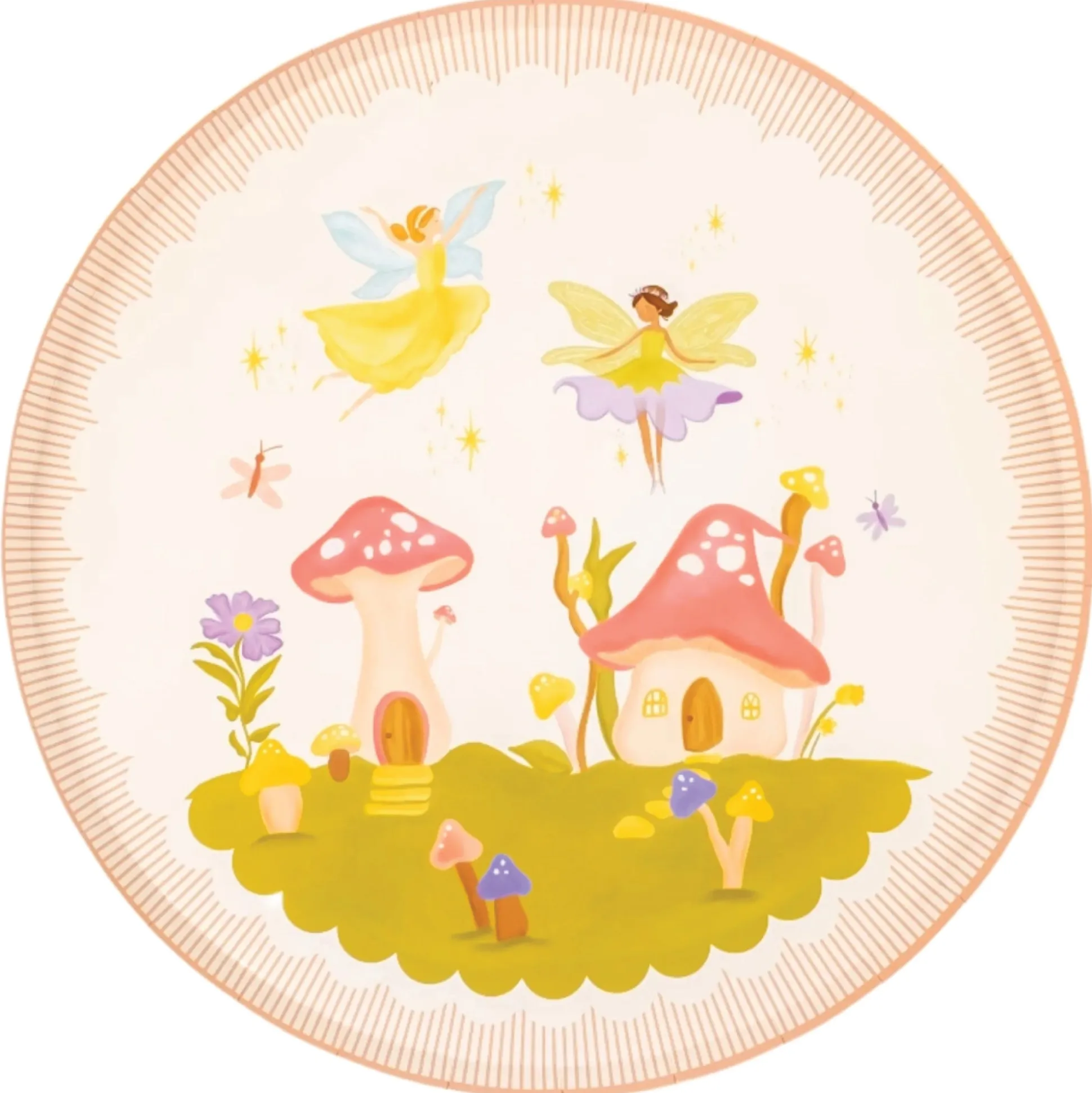 Fairy Garden Dinner Plates 8ct