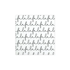 Fa La La Christmas Dessert Napkins 20ct