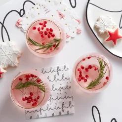 Fa La La Christmas Dessert Napkins 20ct