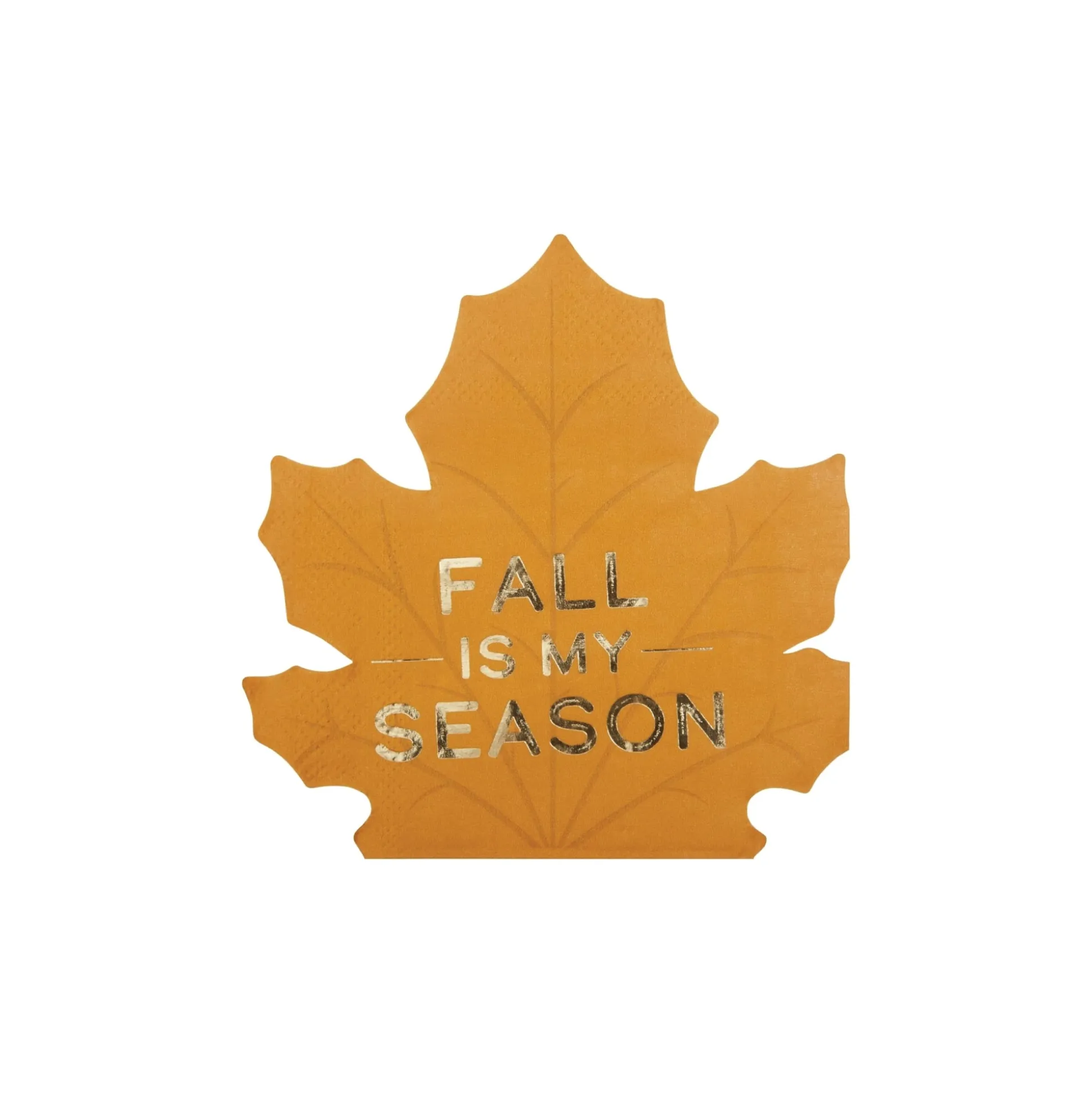 Fall is My Season Leaf Dessert Napkins 20ct