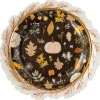 Fall Leaf Wreath Lunch Plates 8ct