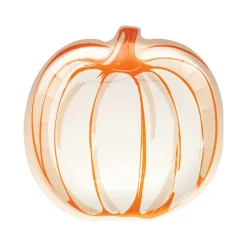 Falloween Pumpkin Round Lunch Plates 8ct
